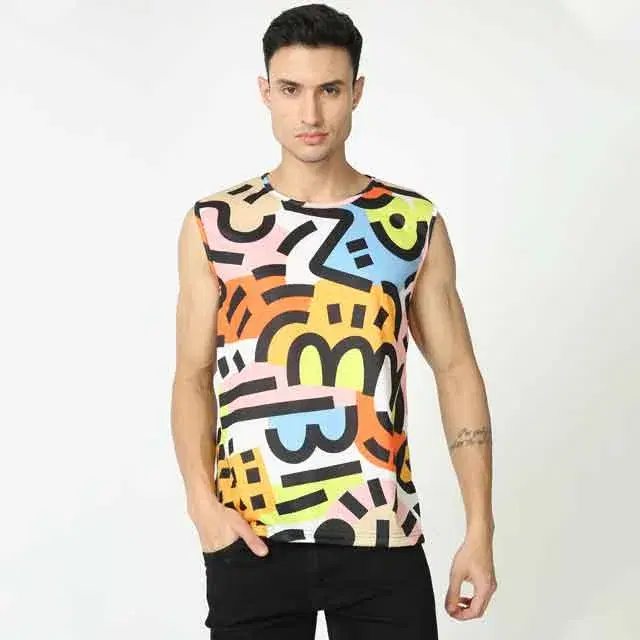 Men's AOP Gym Vest